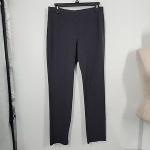 Eileen Fisher Size XS Pull On Gray Pants Stretch Viscose Nylon Lycra Womens